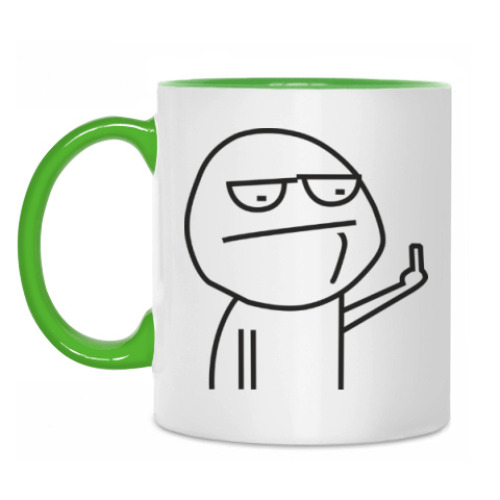 Кружка с принтом  Иди нафиг