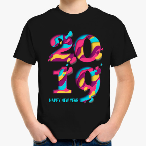 Детская футболка Год кабана 2019
