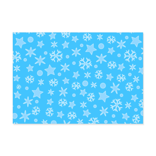 Виниловые наклейки с принтом Морозное небо