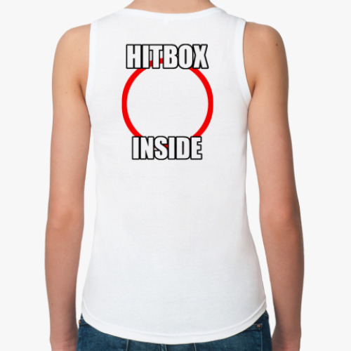 Женская майка с принтом Hitbox