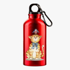 Металлическая бутылка 400 мл UV-DTF