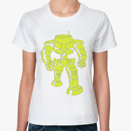 Классическая футболка  Робот