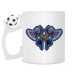 Кружка с футбольным мячиком
