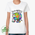 Женская футболка органик