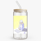 Банка с бамбуковой крышкой