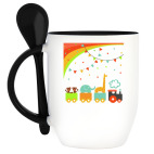 Кружка с ложкой