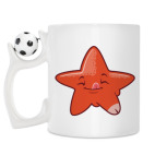 Кружка с футбольным мячиком