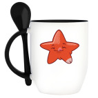 Кружка с ложкой