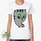 Женская футболка органик