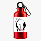 Металлическая бутылка 400 мл UV-DTF