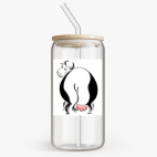 Банка с бамбуковой крышкой