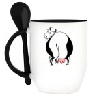 Кружка с ложкой