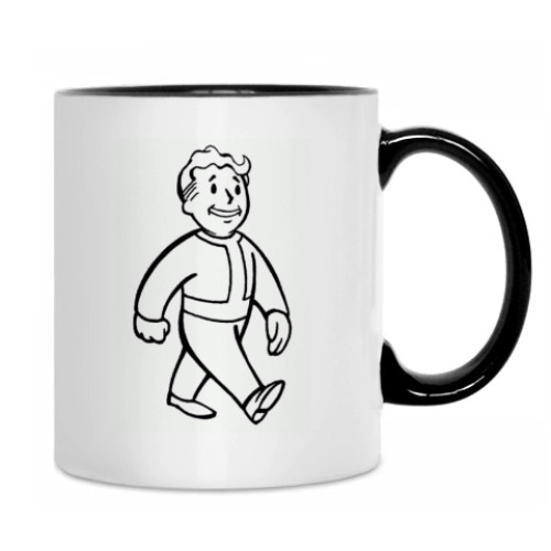 Кружка с принтом 'Vault Boy'