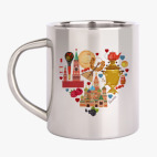 Кружка металлическая