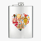 Фляжка стальная