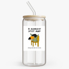 Банка с бамбуковой крышкой