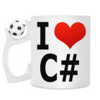 Кружка с футбольным мячиком