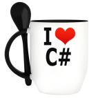 Кружка с ложкой