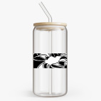 Банка с бамбуковой крышкой