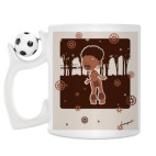 Кружка с футбольным мячиком