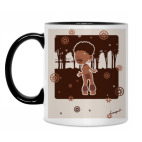 Кружка двухцветная