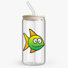 Банка с бамбуковой крышкой