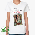 Женская футболка органик