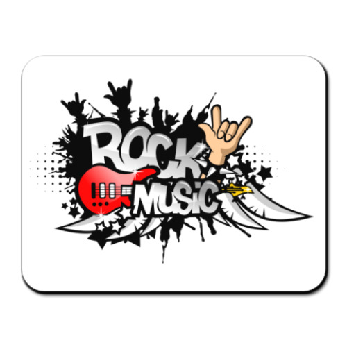 Коврик для мыши Rock music