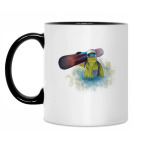 Кружка двухцветная