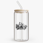 Банка с бамбуковой крышкой