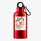 Металлическая бутылка 400 мл UV-DTF