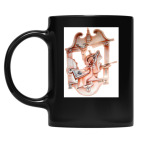 Кружка цветная UV-DTF