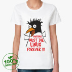 Женская футболка органик