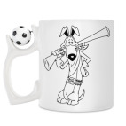 Кружка с футбольным мячиком