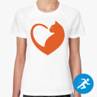 Женская спортивная футболка