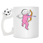 Кружка с футбольным мячиком