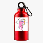 Металлическая бутылка 400 мл UV-DTF