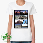 Женская футболка органик