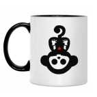 Кружка двухцветная