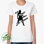 Женская футболка органик