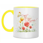 Двухцветная кружка 8 Марта!