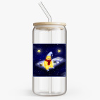 Банка с бамбуковой крышкой