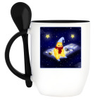 Кружка с ложкой