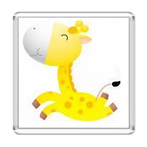 Магнит с принтом   "Жираф"