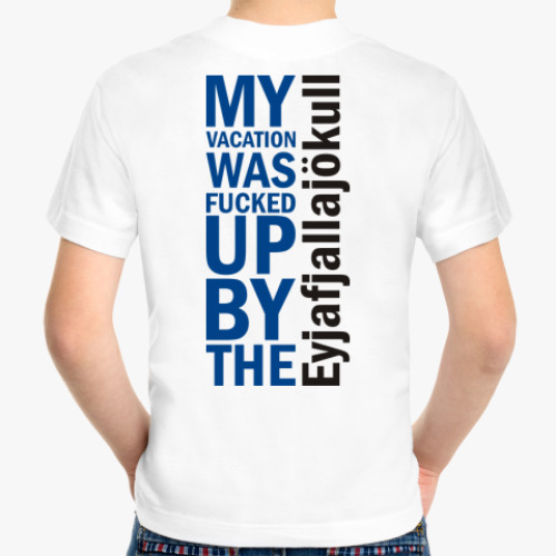 Детская футболка Вулкан