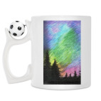 Кружка с футбольным мячиком