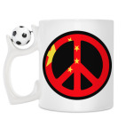 Кружка с футбольным мячиком