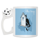 Кружка с футбольным мячиком