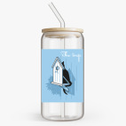 Банка с бамбуковой крышкой