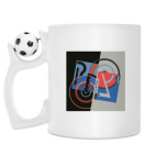 Кружка с футбольным мячиком